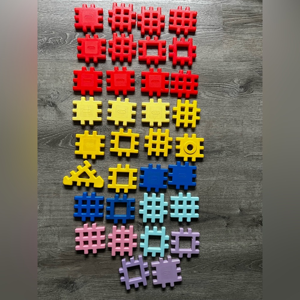 Vintage Little Tikes Waffle Blocks